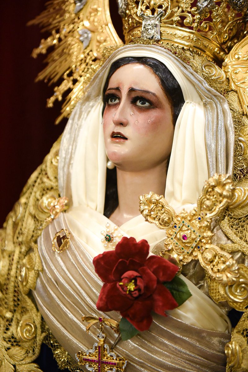 Así se presentan el Santísimo Cristo de los Milagros y María Santísima de la Amargura Coronada para celebrar la festividad de la Exaltación de la Cruz y los Dolores Gloriosos.

#CofradíasMLG