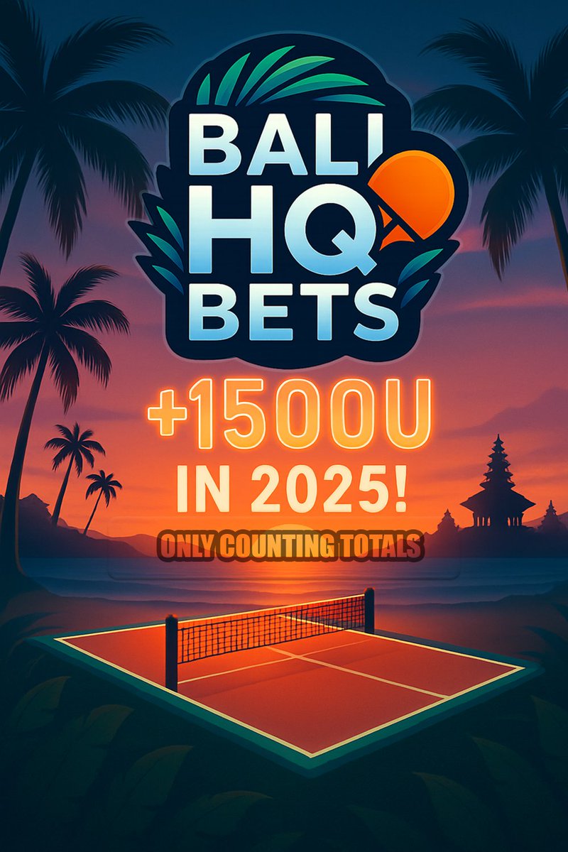 🚨 +1500U ON TOTAL POINTS 🚨

That’s $150,000 PROFIT at $100/unit 📈
And every single win is publicly tracked

💡 Most betting groups sell dreams.
🌴 BaliHQ shows PROOF — 100% transparent records tracked EVERY DAY

It doesn’t cost a penny to try.
We hand you 5 FREE DAYS to build