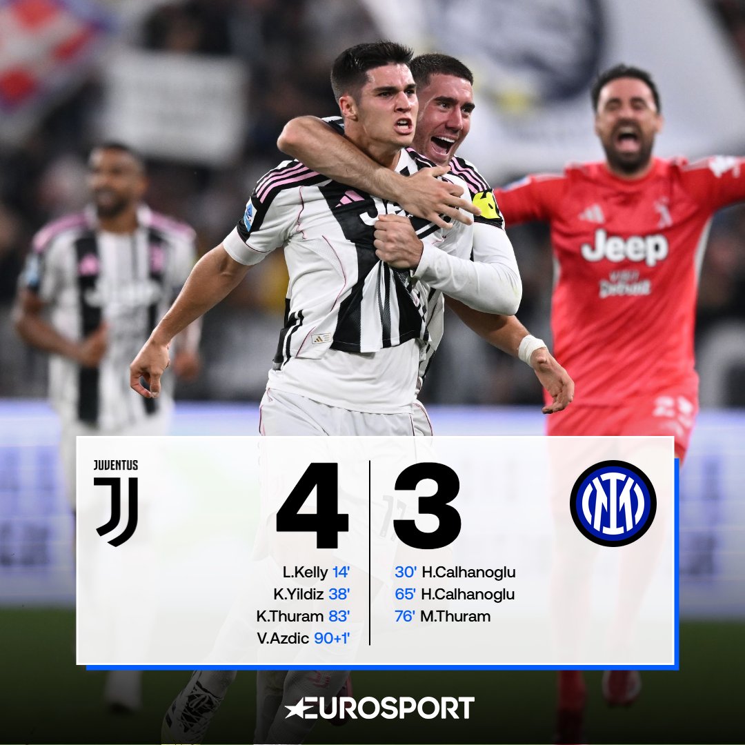 Eurosport_FR's tweet image. Sept buts, les deux frères Thuram qui se répondent et une victoire dans les arrêts de jeu
🥵🥵🥵 #JuveInter

bit.ly/4pivnWB