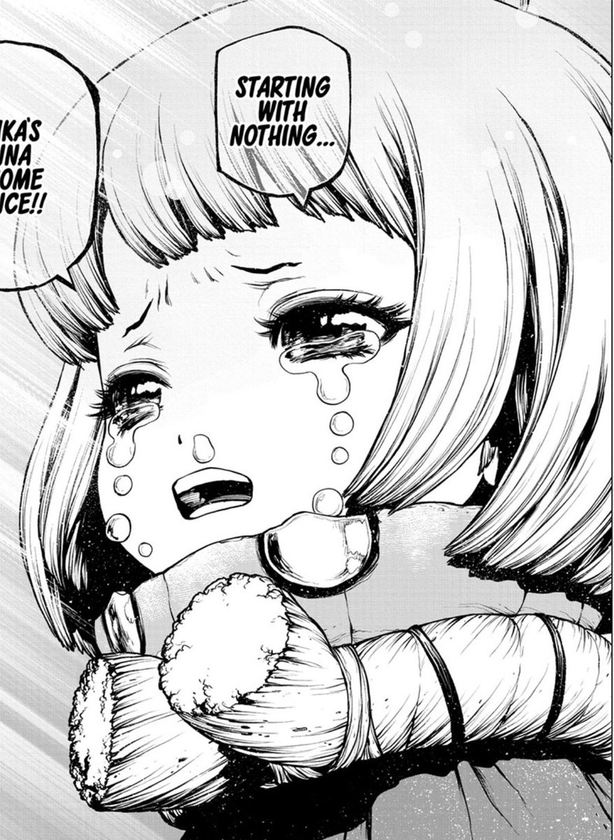 Alone in this world...
Dr. Stone .../ Suika 😭