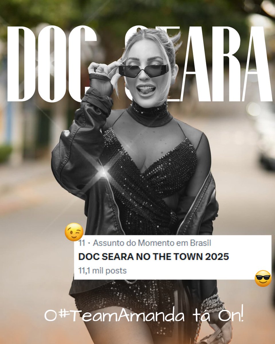 AIII QUE ORGULHOOOO!!!! 🤩🤩🤩🤩🤩

Doc Seara é sucesso demais!

Obirgada, #TeamAmanda e vamos continuar!!!

DOC SEARA NO THE TOWN 2025

continuem participando do desafio no perfil da <a href="/ameirellescf/">Central Amanda Meirelles</a> 🧡