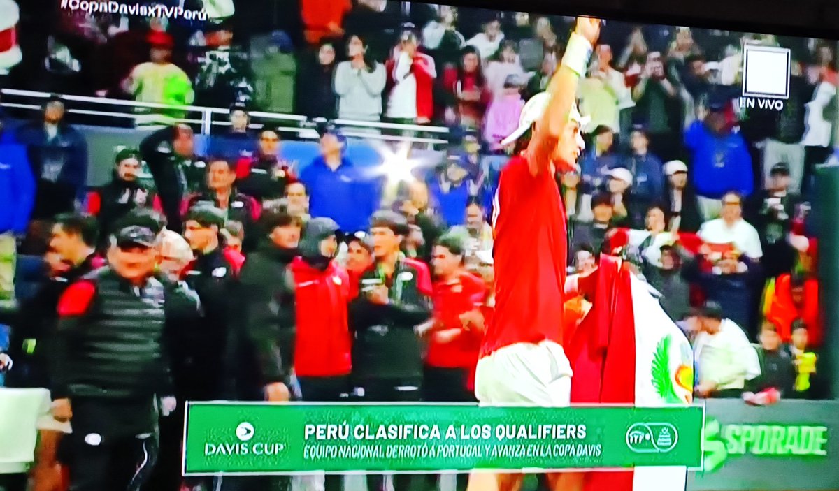 NiqueJorge's tweet photo. "NACHO" BUSES..DA CLASIFICACIÓN AL PERÚ 🇵🇪 A LOS "QUALIFIERS"  / Copa Davis Cup. https://t.co/LlcvhEZgrt