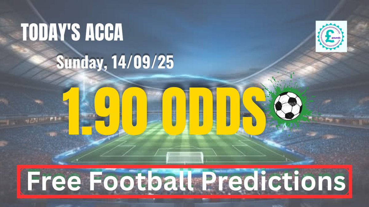 e_naira2007's tweet image. 🔥 Today’s Football Predictions 🔥
Sun, 14/09/25 – 1.90 Odds ✅ 

1️⃣ Burnley vs Liverpool
2️⃣ Man City vs Man Utd 
3️⃣ Barcelona vs Valencia 

💰 Let’s keep the green slips rolling 

🎥 Full breakdown 👉 youtu.be/4Yy5UFjw1X4?si…
#FootballPredictions #AccaTips #SoccerPicks