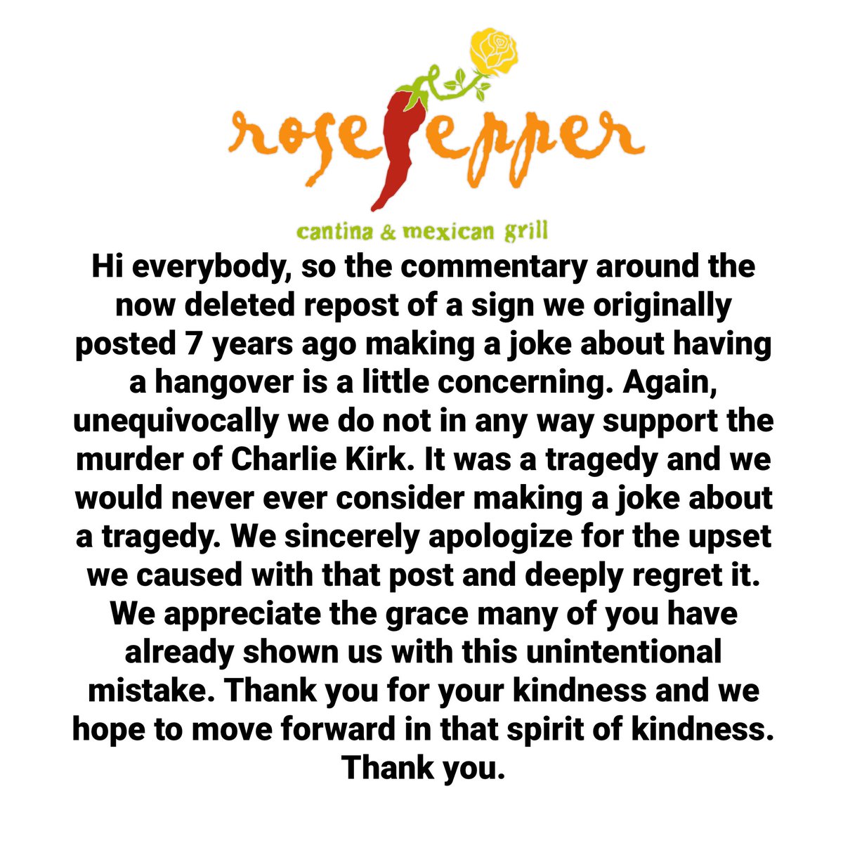 Rosepepper Cantina tweet media