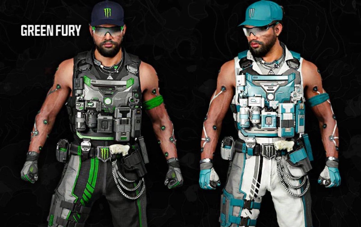 The Black Ops 7 Monster Energy skins have been revealed! 💥 

• The Green Fury Skin
• The Daylight Ripper Skin
+ 2 Blueprints, 2XP and more

GET ALL REWARDS NOW: codrewards.store/products/black…
