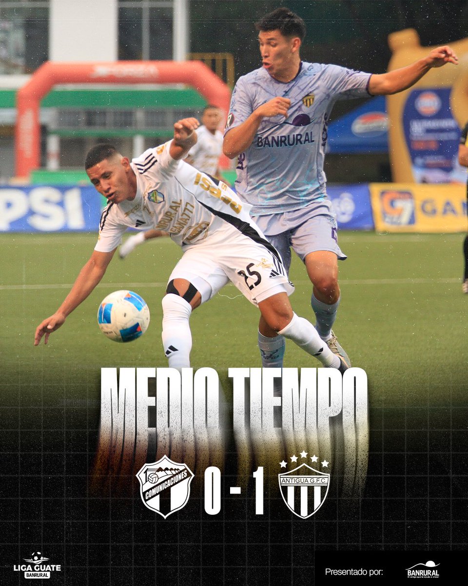 ⏸  Comunicaciones FC | 0 | 🆚 | 1 | Antigua

Presentado por: <a href="/banruralgt/">Banrural Guatemala</a> 

#Apertura2025 | #VamosCremas