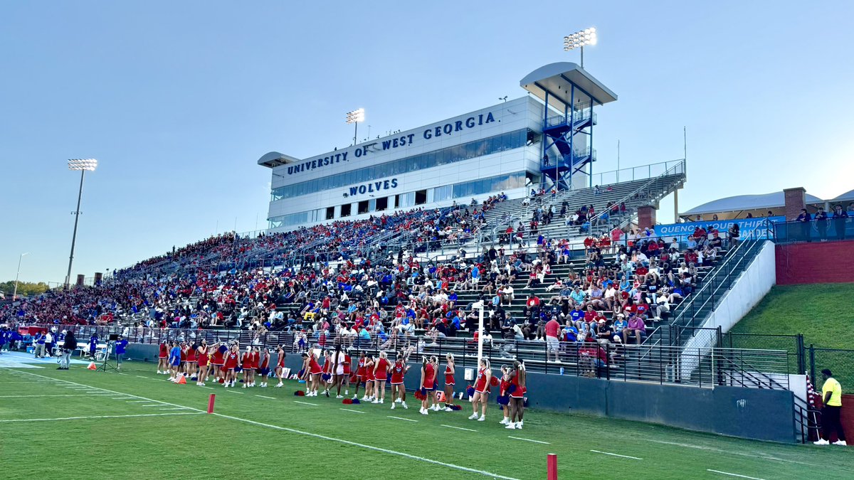 cfbcampustour's tweet image. University Stadium from all angles 📸

📍 Carrollton, Georgia 
🏠 West Georgia @UWGFootball 
🕰️ Opened in 2009
🪑 10,000 seats

#BuiltForMore 🐺