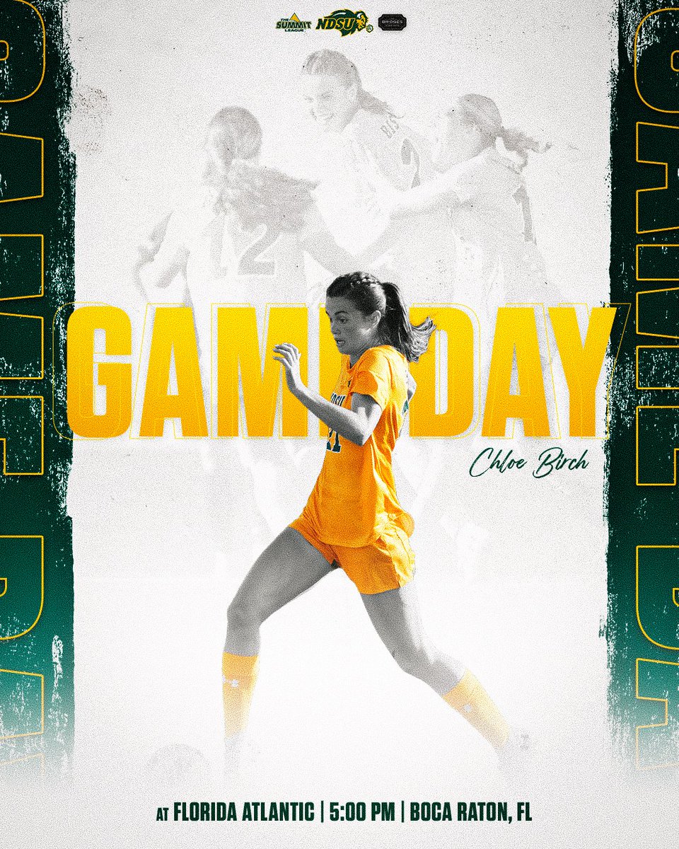 Traveling down south 🤘

🆚: Florida Atlantic
⏰: 5 PM CT
📍: Boca Raton, Fla.
🏟️: FAU Soccer Stadium
📺: gobison.info/47ITmrs
📊: gobison.info/4miQqWd