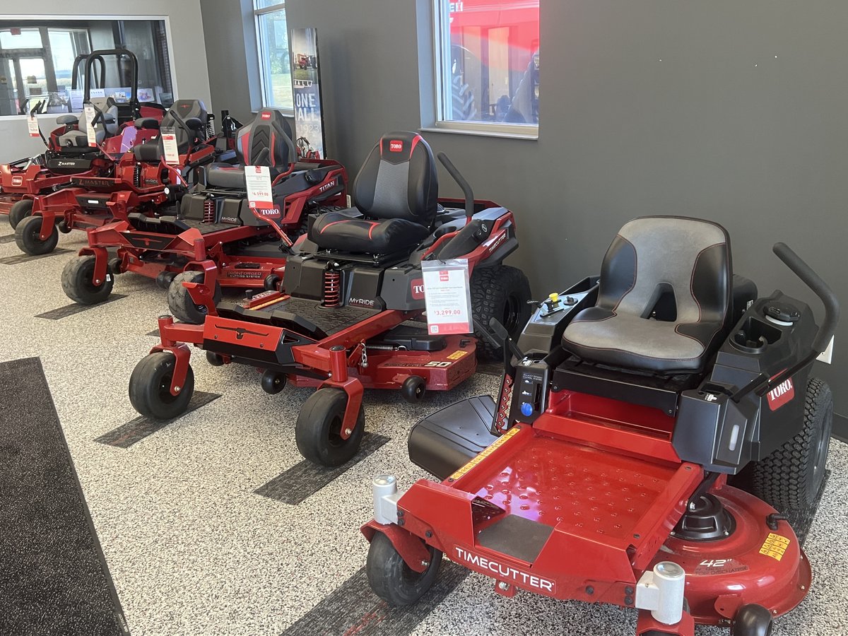 Some days it feels like mowing season is nearing the end, and some days it feels like we’re still in summer! Trade in and trade up…we’ve got several new Toros in-stock!