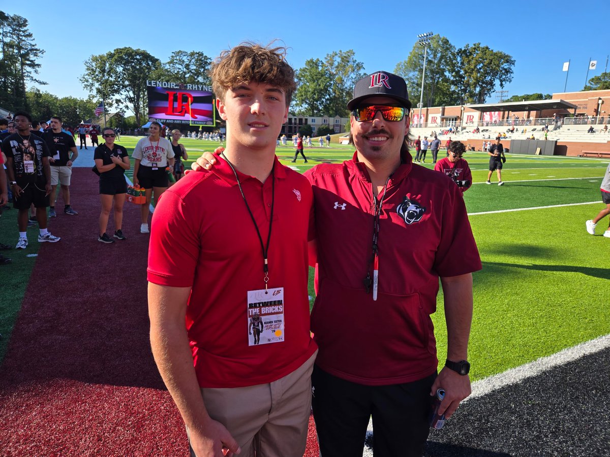 #AGTG After a great conversation with <a href="/NickVagnoneLR/">Nick Vagnone</a>, I am extremely blessed to have received a scholarship offer from Lenoir Rhyne University! And a great performance by the LRBears today! #GoBears 
<a href="/coachSocha/">Doug Socha</a> <a href="/CoachO_13/">Robbie Owens</a> <a href="/LRBearsFootball/">Lenoir-Rhyne Football</a> <a href="/CoachKeithEmery/">Keith Emery</a> <a href="/Catholic_FB/">CCHS Football</a>