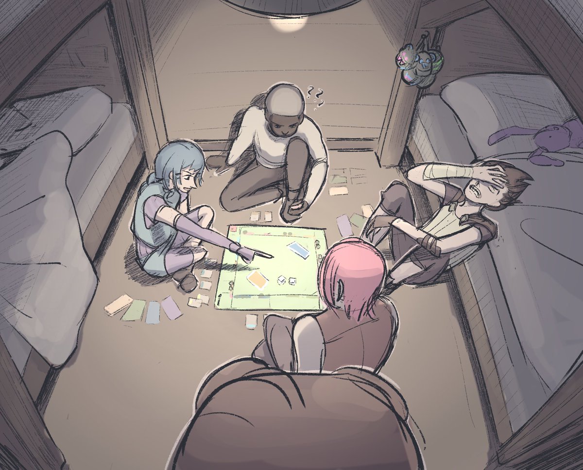 ayushkii's tweet image. Monopoly night at the last drop