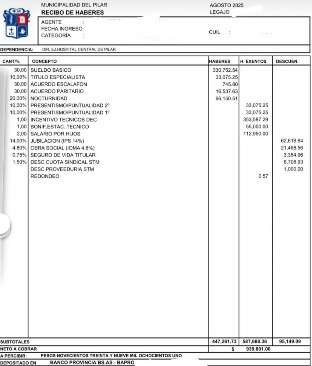 Tv_Libertaria's tweet photo. 🚨 Hospital del PBA: Sueldo de $900.000 un médico... 

🙄 La INDIGNACIÓN es SELECTIVA https://t.co/24BwXwmrWf