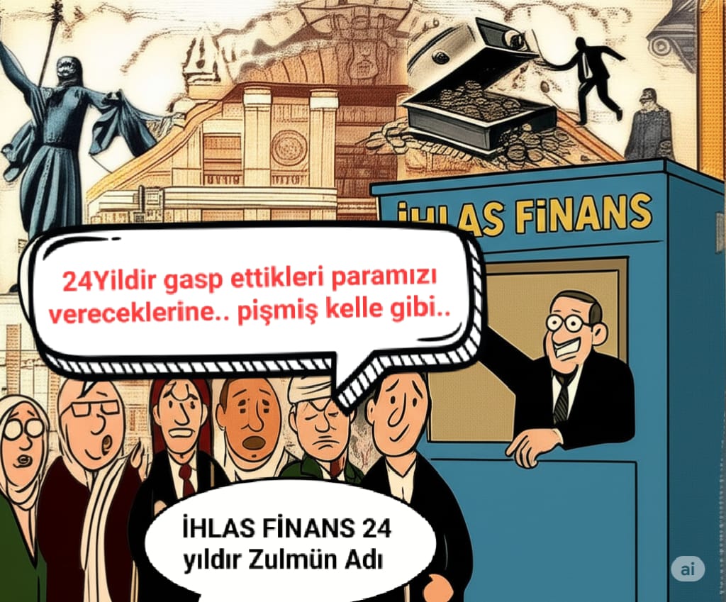 Veli Akoğlan (@vakoglan) on Twitter photo #ADALETARIYORUZ
#İhlasfinans
Yolsuzlukla milyonlarca doları götürdü
SUÇ BELLİ(devletin tespitiyle)
YAPAN BELLİ
ONBİNLER ÇARESİZ
Hakkımızı savunması gerekenler nerede?
<a href="/RTErdogan/">Recep Tayyip Erdoğan</a>
<a href="/omerbolatTR/">Prof. Dr. Ömer Bolat</a> <a href="/dbdevletbahceli/">Devlet Bahçeli</a> <a href="/LutfuTurkkan/">Lütfü Türkkan</a> <a href="/ComezTurhan/">Turhan Çömez</a> <a href="/eczozgurozel/">Özgür Özel</a> <a href="/cenginyurt52/">Cemal Enginyurt</a> @bppgenelmerkez #ADALETARIYORUZ
#İhlasfinans
Yolsuzlukla milyonlarca doları götürdü
SUÇ BELLİ(devletin tespitiyle)
YAPAN BELLİ
ONBİNLER ÇARESİZ
Hakkımızı savunması gerekenler nerede?
<a href="/RTErdogan/">Recep Tayyip Erdoğan</a>
<a href="/omerbolatTR/">Prof. Dr. Ömer Bolat</a> <a href="/dbdevletbahceli/">Devlet Bahçeli</a> <a href="/LutfuTurkkan/">Lütfü Türkkan</a> <a href="/ComezTurhan/">Turhan Çömez</a> <a href="/eczozgurozel/">Özgür Özel</a> <a href="/cenginyurt52/">Cemal Enginyurt</a> @bppgenelmerkez