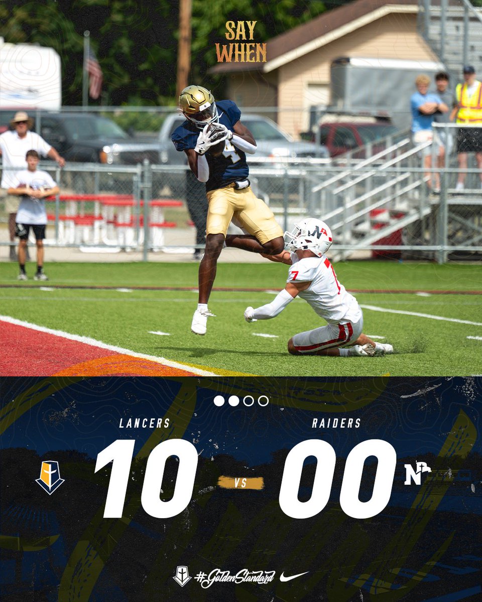 Up at the half.