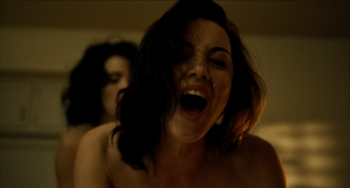 Margaret Qualley and Aubrey Plaza in Honey Don't. https://t.co/ASbPcnwDoe