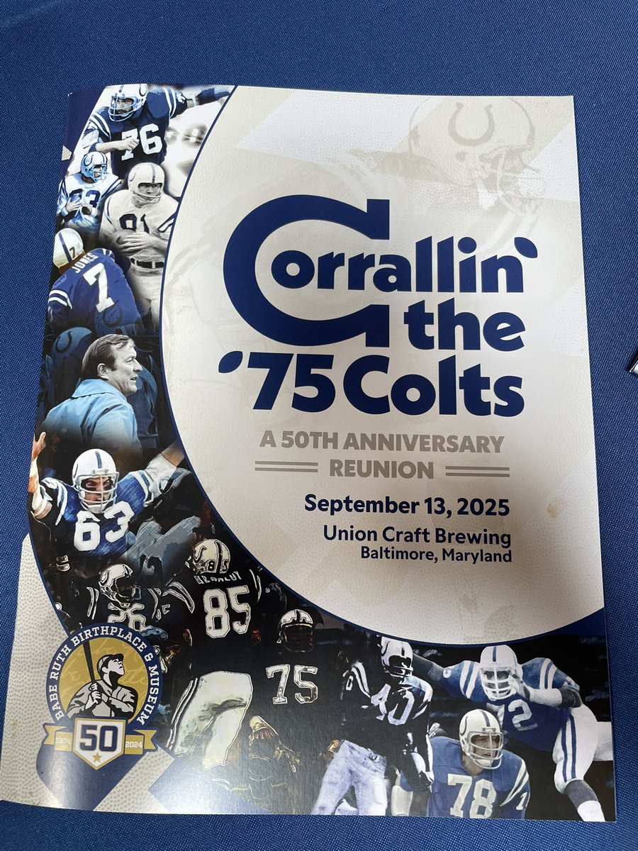 sportswcoleman's tweet photo. Great to see #Colts legend Bert Jones back in #Baltimore for reunion https://t.co/0mfowKqXin