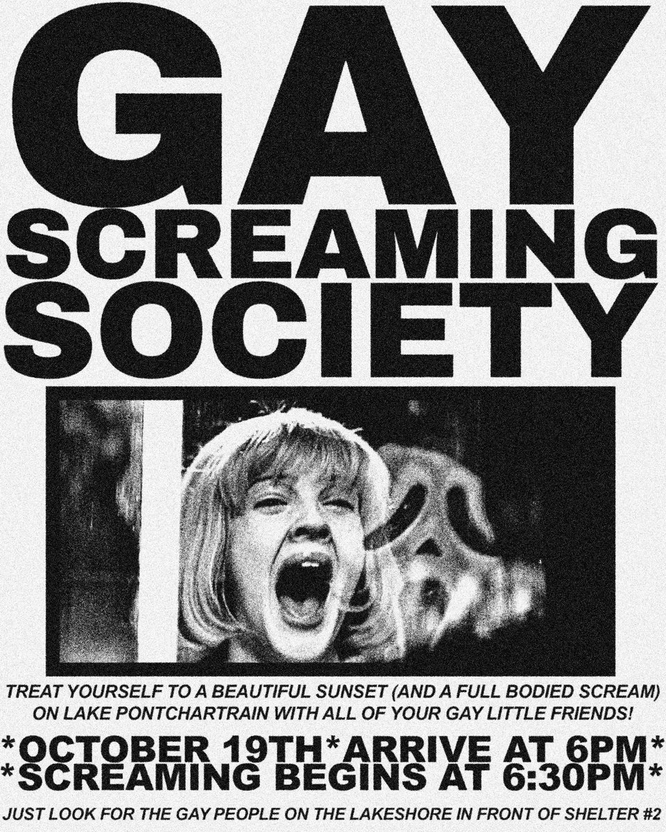 Not a show. Just a screaming sesh for all the f slurs needing to scream as a unit😱