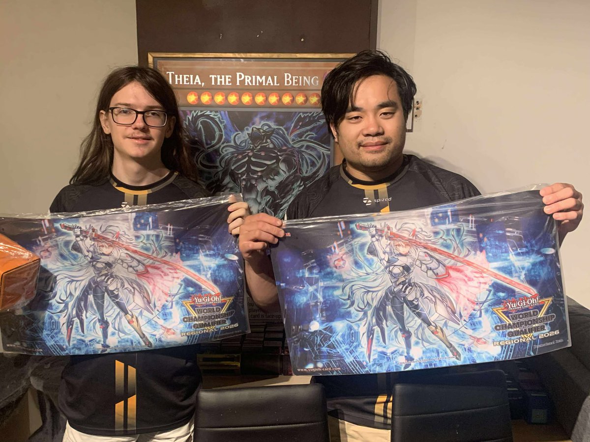 WCQ à Vitrolles aujourd'hui ! 🏆 L’équipe brille avec une 1ʳᵉ place pour Thimothé Grousset et son Lunalight ✨ Et une belle 6ᵉ place pour Than avec son deck Labrynth légendaire 🔥 GG à tous les deux !  Deck profil soon #YuGiOh #WCQ #Team