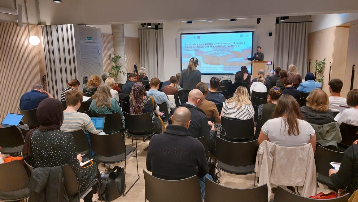 JaafarJotheri's tweet image. Is it #ethical to take a small part of the clay tablet and perform invasive laboratory tests on it? We debated this and other things in a two days workshop in the  @britishmuseum : scientific advances in studying cuneiform collections and scribal practices in the ancient Middle