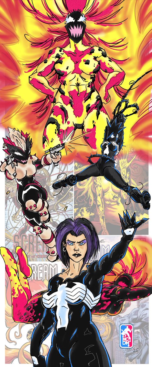 Dark Mage (@neikomcdm) on Twitter photo Thank you.  It means the world to me.  I cannot express truly how I feel but maybe Andrea Benton can help me.  
400 followers.  Blessed.  
#fanart #digitalart #comicart #marvelcomics #Symbiote #AndiBenton #screamqueen #scream #mania #silence #DoritoScream Thank you.  It means the world to me.  I cannot express truly how I feel but maybe Andrea Benton can help me.  
400 followers.  Blessed.  
#fanart #digitalart #comicart #marvelcomics #Symbiote #AndiBenton #screamqueen #scream #mania #silence #DoritoScream