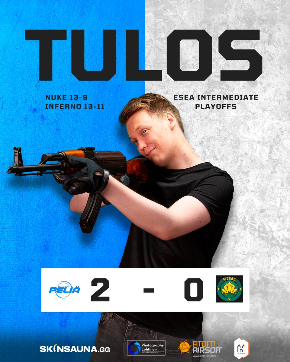 Lauantai kuitataan voitolla pakettiin! Huomenna jatketaan pudotuspelejä! 

GGs MAKAO

#esportsfi #PELIÄ