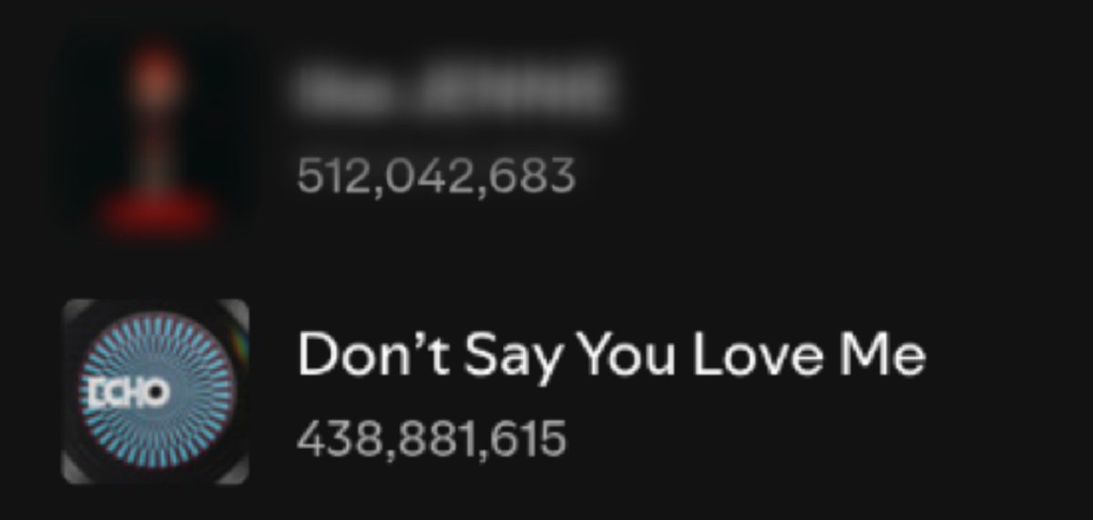DSYLM is set to become the most streamed 2025 K-Act song within 47 days (counting the upcoming deletions) with the current daily average of both songs! 

There are 48 days left until Spotify Wrapped 2025 tracking ends