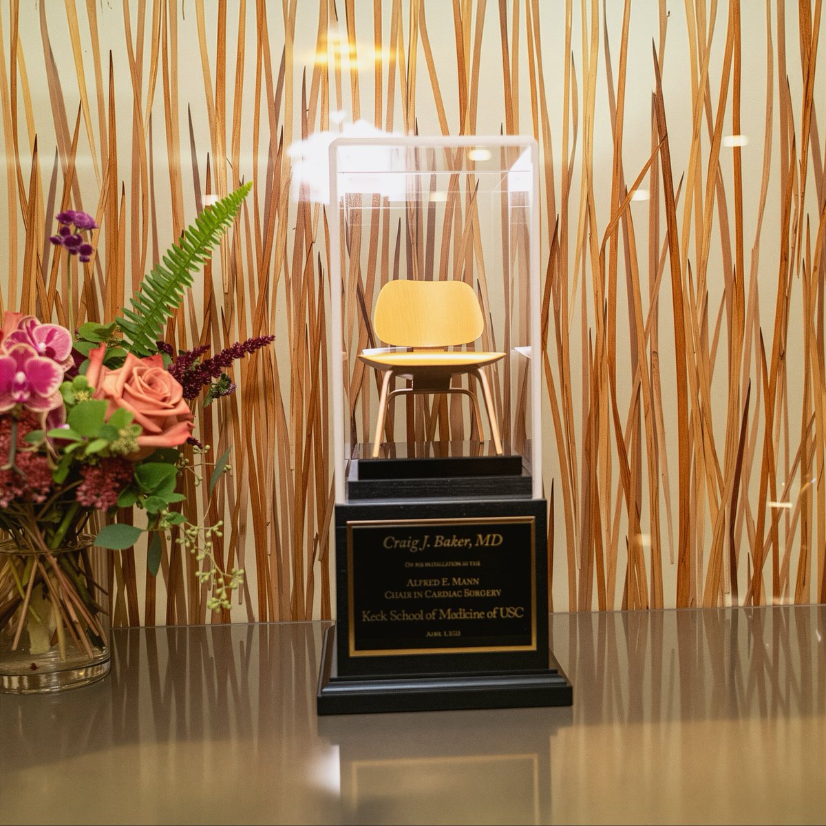 Congratulations to Craig Baker, MD, for his installation as the first Alfred E. Mann Chair in Cardiac Surgery. The position is part of a $10 million gift given to fuel advancements in cardiac and vascular care, surgery, neurosurgery, and imaging that can extend worldwide. <a href="/USC/">USC</a>