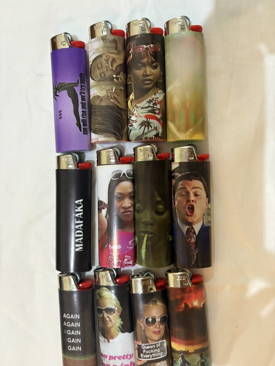 Custom bic lighters 
¢30 each