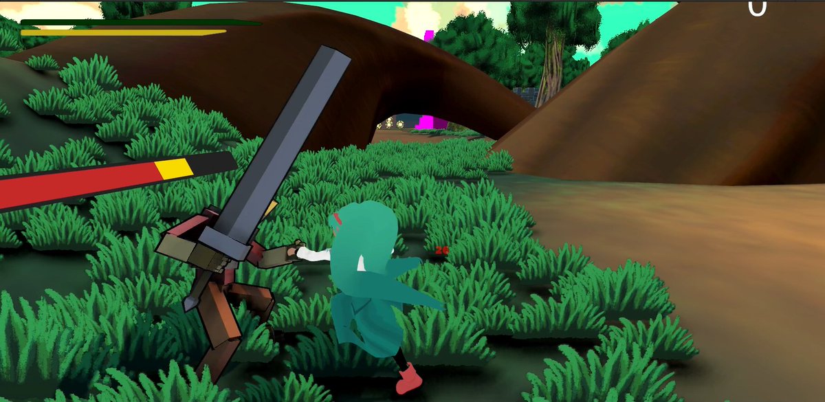 BlueCometGames's tweet photo. New blog on https://t.co/RfLnN3iTdJ! This time going over combat mechanics! Check it out! Relatedly, for #screenshotsaturday- combat tests! This particular Magical Girl, Miranda, is always ready to throw hands, and her style is fast and fierce! #gamedev #indiedev #madewithunity https://t.co/etqFOpZiJT