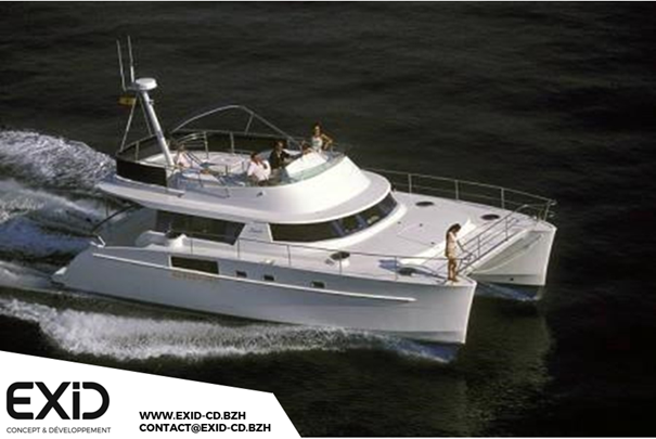 Etude d'hybridation du catamaran #cumberland d'un de nos clients : Remplacement d'un mot. thermique par un mot. élec. 32 kW + pack batt. LFP 51 kWh. Silence, confort, économies &amp; respect de l’environnement.
#EXID-CD #FountainePajot #Refit #repower #PlaisanceDurable #AFBE #BPN