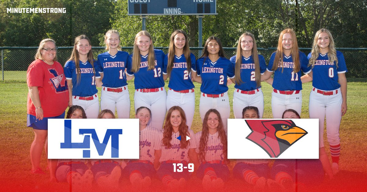 Final from today: Minutemen 13, Clinton Cardinals 9. A strong showing on the road from our softball squad. 3rd place finish at the Warrensburg Tournament!! #minutemenstrong