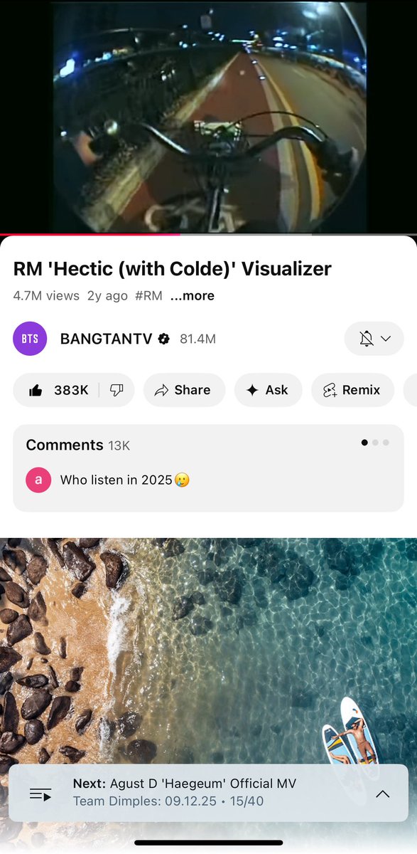joanneOOT7's tweet image. Vibing on the stair master with @likedynamite613 ‘s #teamdimples playlist for #Haegeumto100M
Happy Saturday, ARMY💜
youtube.com/playlist?list=…