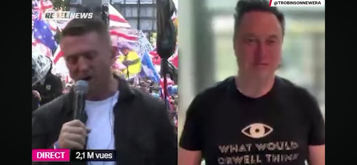 Thank you for your kind words Elon Musk going live at London with our Tommy, you spoke the truth about how British people are being controlled, you are a true visionary towards British people i personally thank you for your support in our future 👍 you are amazing thanks