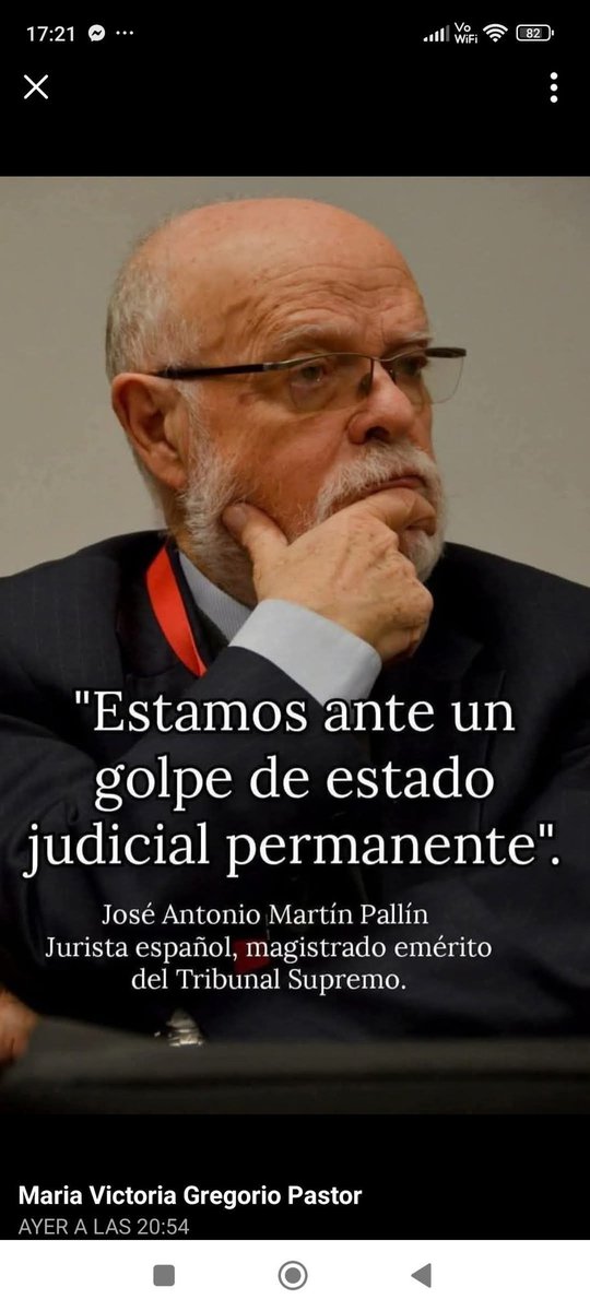 Y lo dice un Magistrado.
