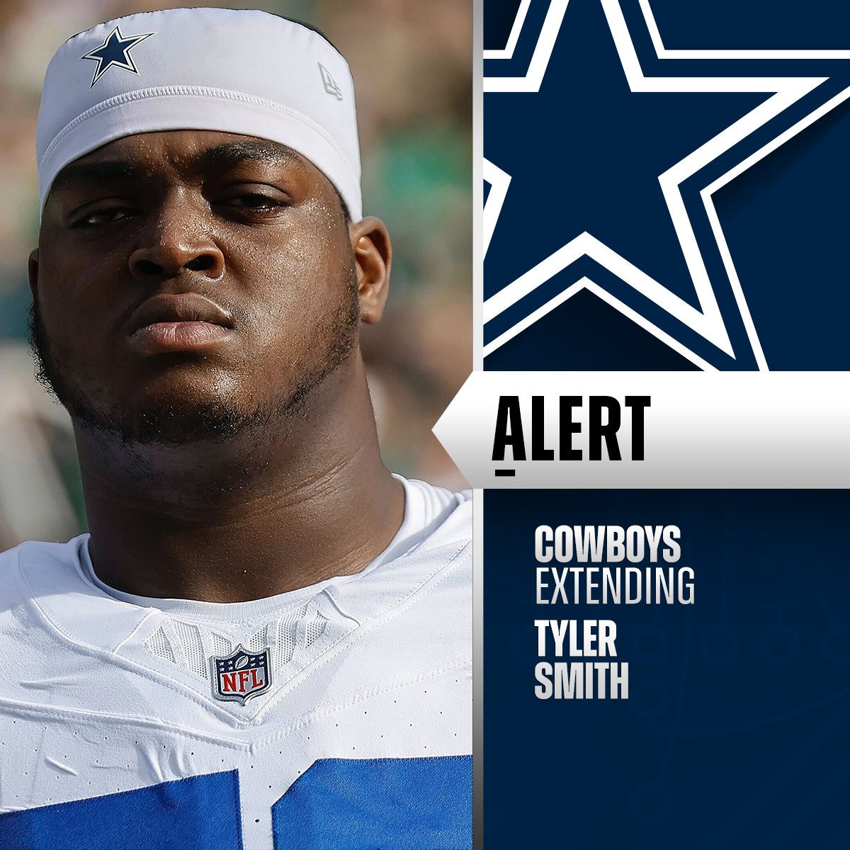 Cowboys, G Tyler Smith agree to terms on 4-year, $96M contract extension with $81.2M guaranteed. (via @rapsheet)