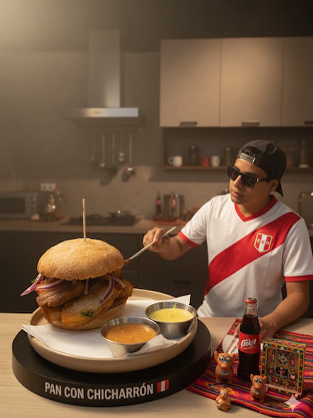 MitsuiSoto's tweet photo. ✨🇵🇪 Aunque muchos dijeron: “Un simple pancito no nos puede ganar”, el pan con chicharrón es mucho más que un desayuno. Es familia, es reunión, es tradición… es ese antojo que alegra cualquier día de la semana 🤤.

¡Vamos Perú! ❤️🙌🇵🇪
#ibai #Peru #panconchicharron https://t.co/ssIwkBayWX