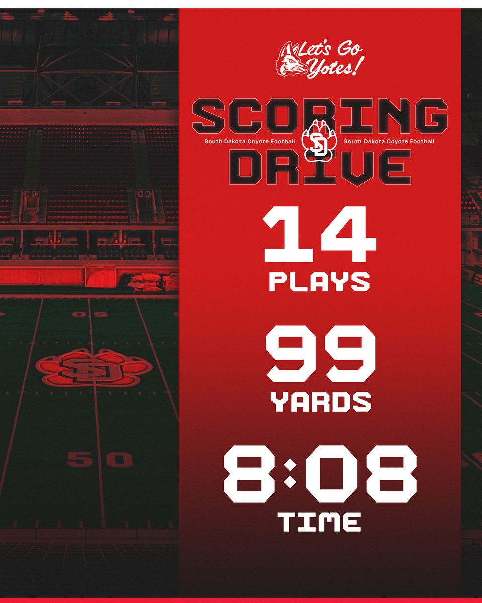 Now that's what we call a drive!

#GoYotes
