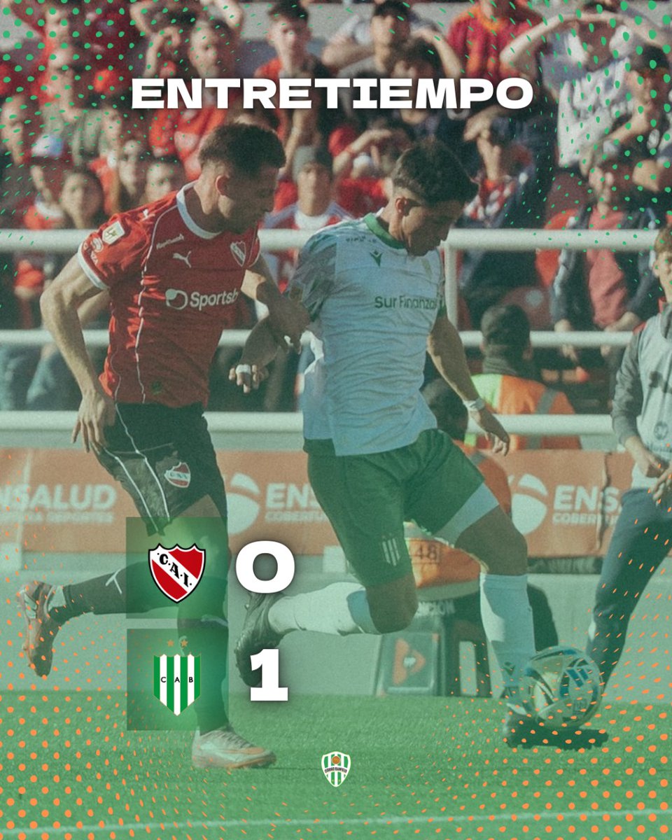 ⏸ Final del Primer Tiempo

Gana el Taladro con gol de Martín Río, de cabeza.

#Independiente 🔴⚪ 0-1 #Banfield 🇳🇬