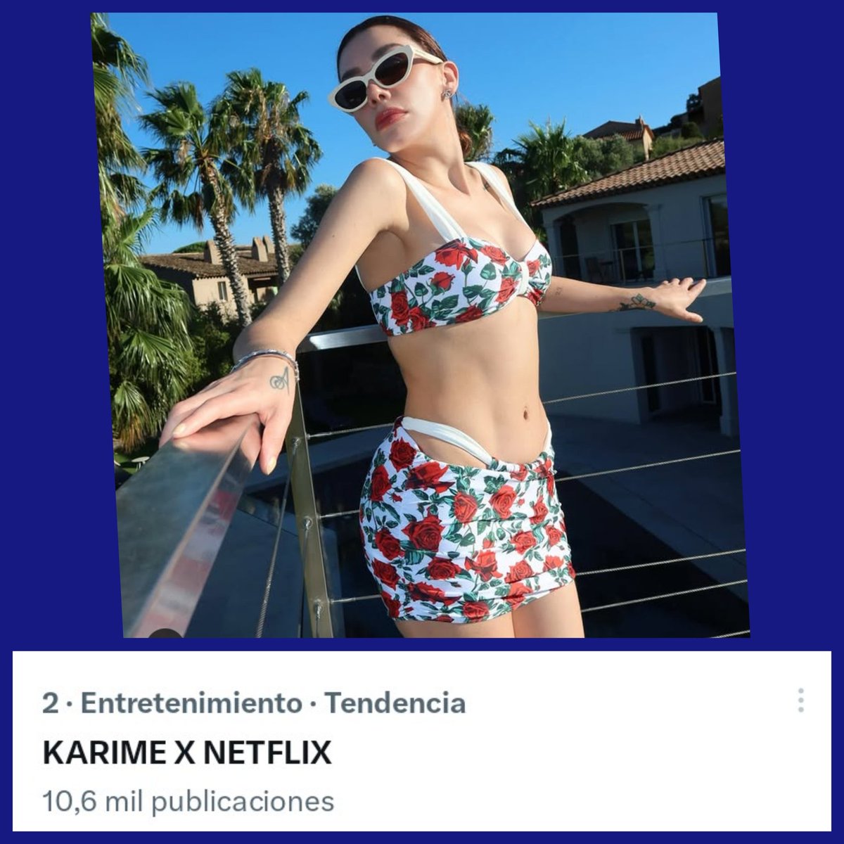 cvr30rayada's tweet photo. KARIME X NETFLIX 
@realkarime @NetflixLAT @netflix https://t.co/ytBes0YLHy