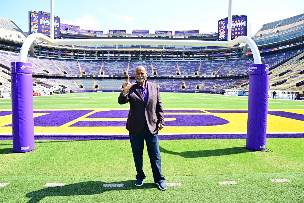 Soon to be the fourth player in LSU Football history to have his jersey retired. Alexander The Great