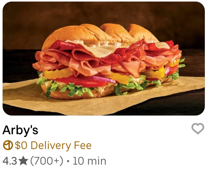 Hey <a href="/Arbys/">Arby's</a> stop lying.  Everyone knows your food doesn't look like this.