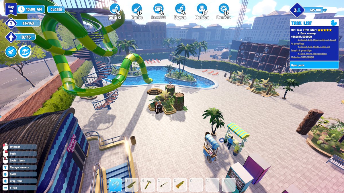 I did the thing 😬🤩😄
⭐⭐⭐⭐⭐
 #waterparksimulator