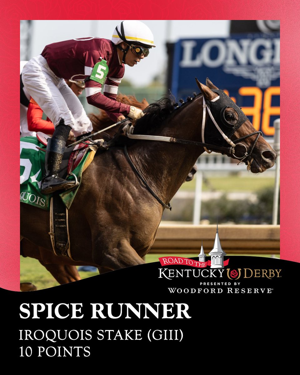 Congrats to the connections of Spice Runner for his win in the GIII Iroquois Stakes! 

Jockey: <a href="/jose93_ortiz/">Jose Ortiz</a> 
Trainer: Steve Asmussen
Owner: Winchell Thoroughbreds