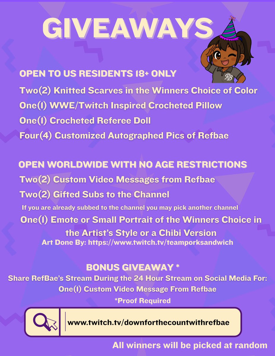 mischief89's tweet image. .@RefBaeDaphWWE is starting her 24hr stream in 16 minutes over on twitch! downforthecountwithrefbae be there or be square!