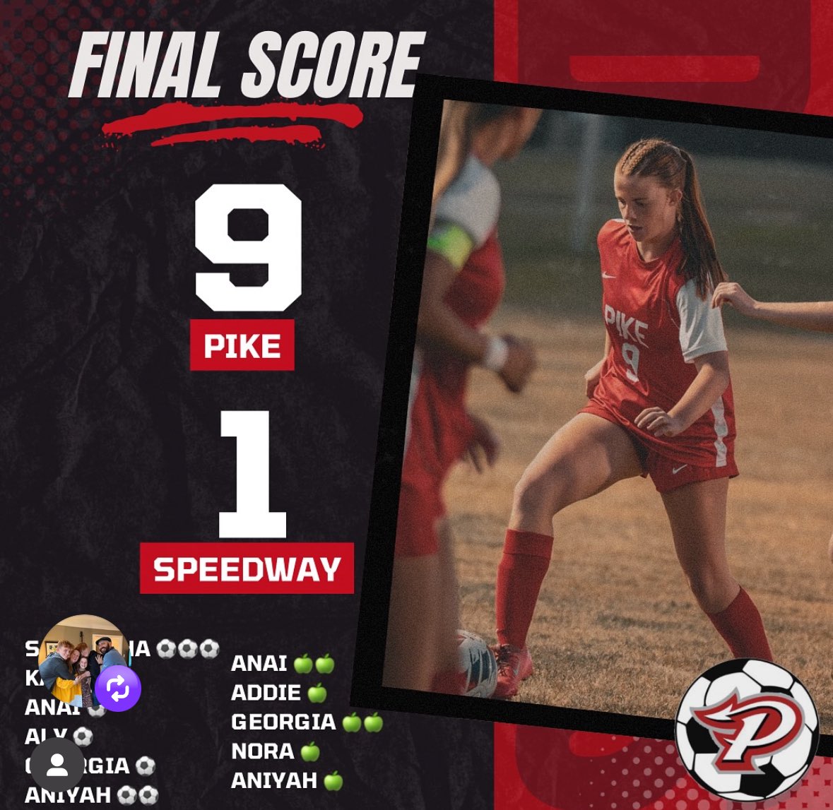 Big win for the Lady Red Devils today and a great way to kick off the weekend!