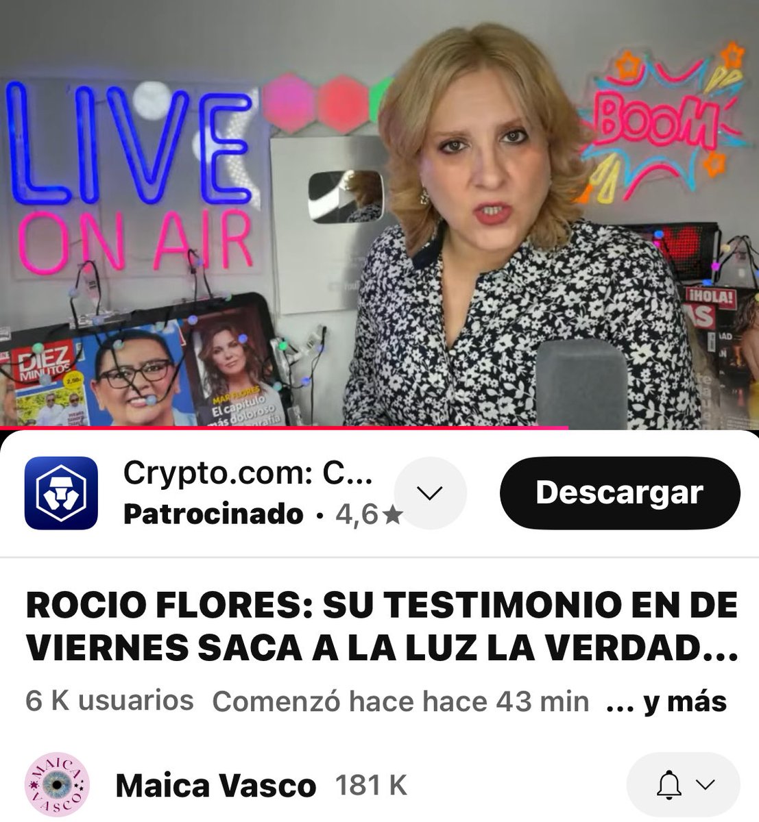 Buenísimo el directo de Maica en este momento 👏👏👏👏el ser de luz apagada tiene que estar muy feliz 😂😂😂😂😂⁦<a href="/maicavascotw/">Maica Vasco Mogorron</a>⁩