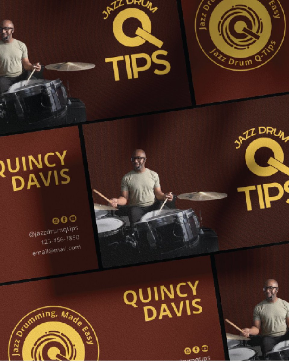 Jazz Drum Q-Tips is a YouTube channel that makes jazz drumming more accessible through short, educational videos. The brand needed to be energetic, musical, and clever, and it was a blast to design for. 

#logodesign #visualidentity #branding