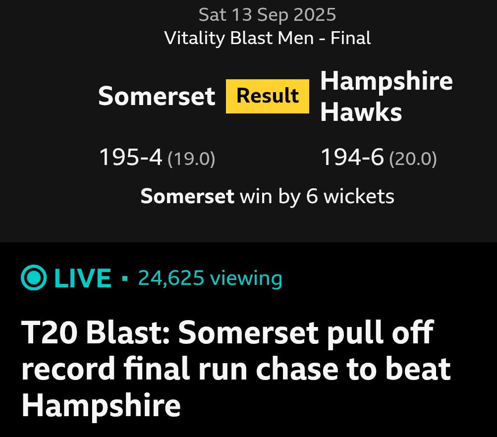 Yeeeeeeeeeesssssss!!!!

#wearesomerset