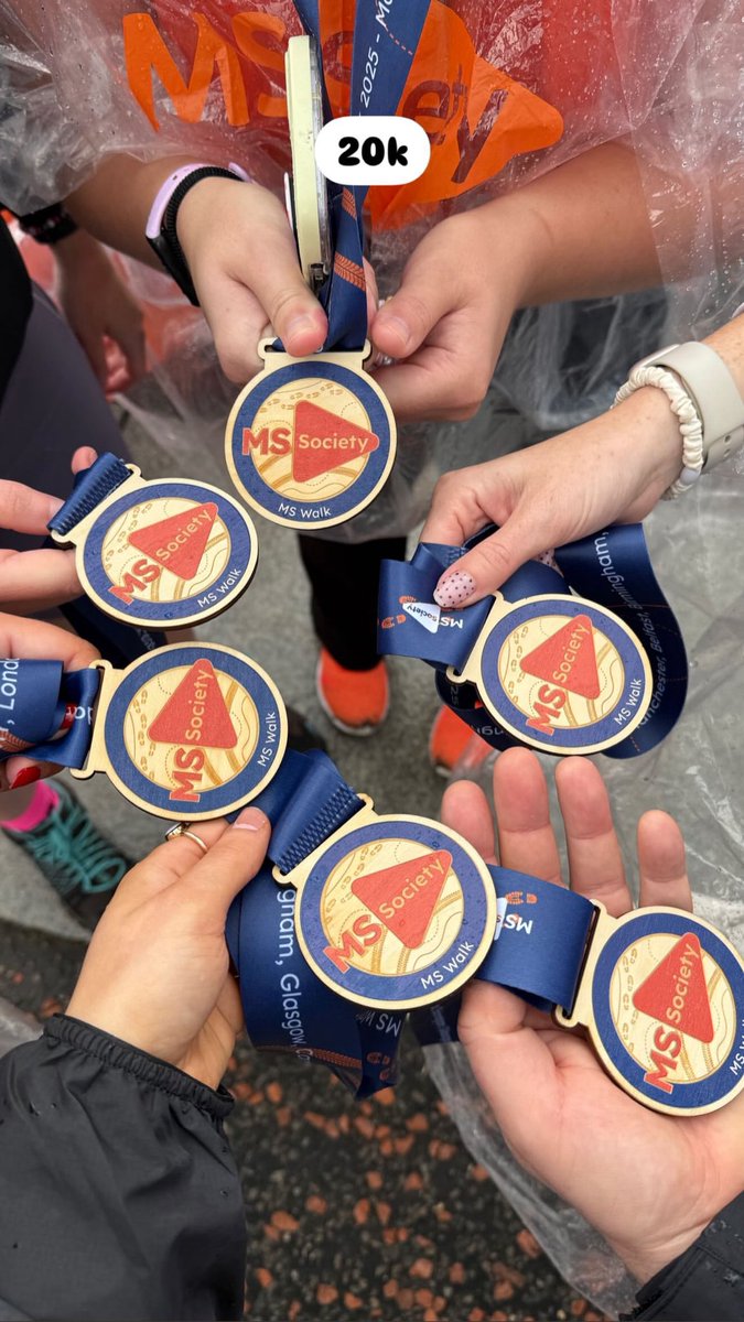 MissSimpsonENG's tweet image. In March this year I was diagnosed with Relapse Remitting Multiple Sclerosis. Today me and my best friend walked 20km for a charity walk and raised over £900 for it.

These are friends I made in high school and I am damn proud to still have them in my life 🧡🥺