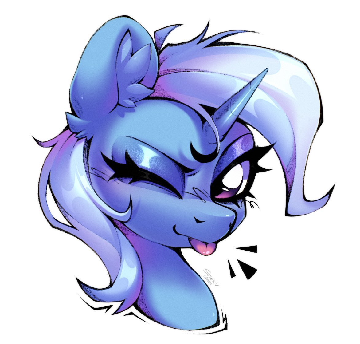 StinkYCheezzz's tweet image. ☆ The Blep and Powerful Trixie!🪄

#mlpfim #mlpfanart #mylittlepony #trixie
